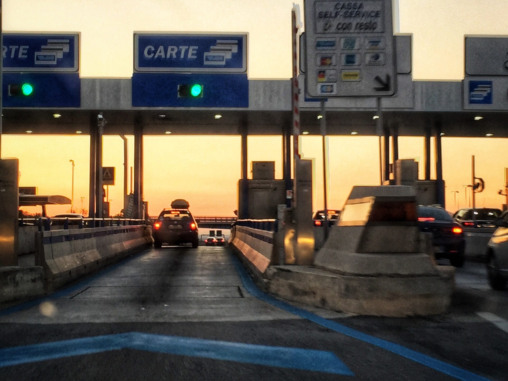 Italien Tollroad à Rome