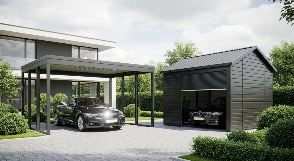 Carport ou abri pour voiture : lequel