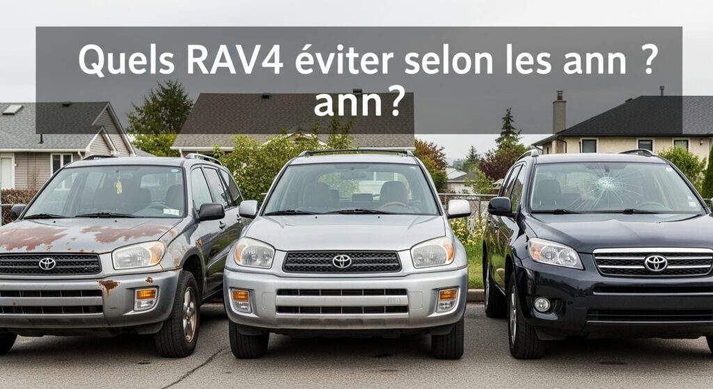 Quels rav4 éviter selon les ann