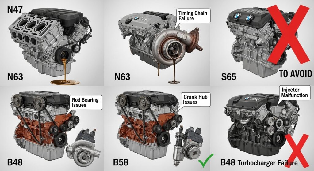 Moteurs bmw à éviter et défauts