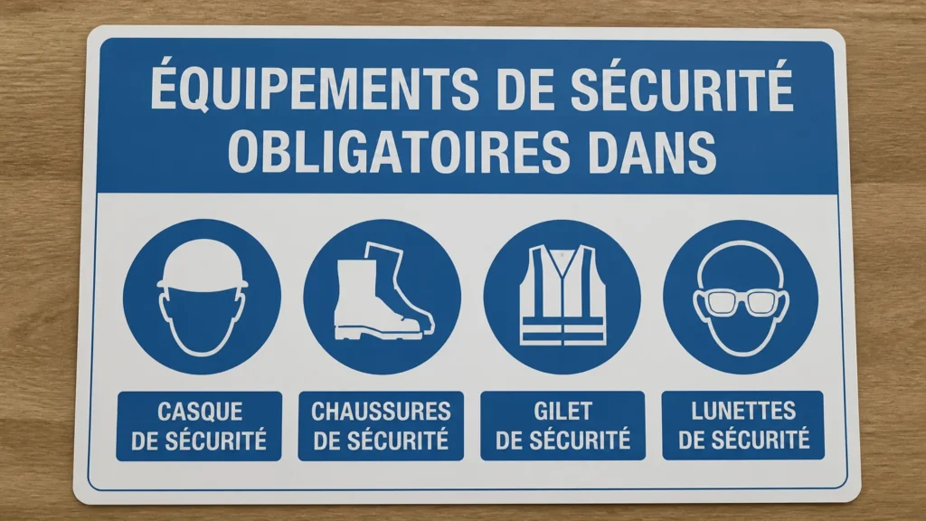 Équipements de sécurité obligatoires dans