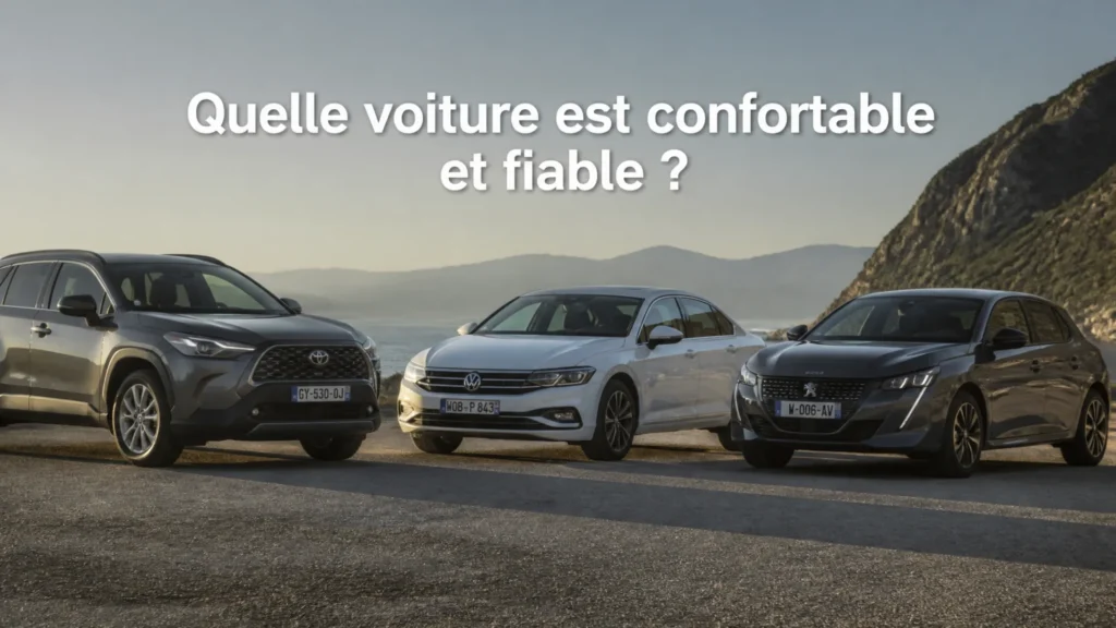Quelle voiture est confortable et fiable