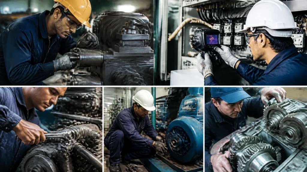 The different types of mechanical maintenance