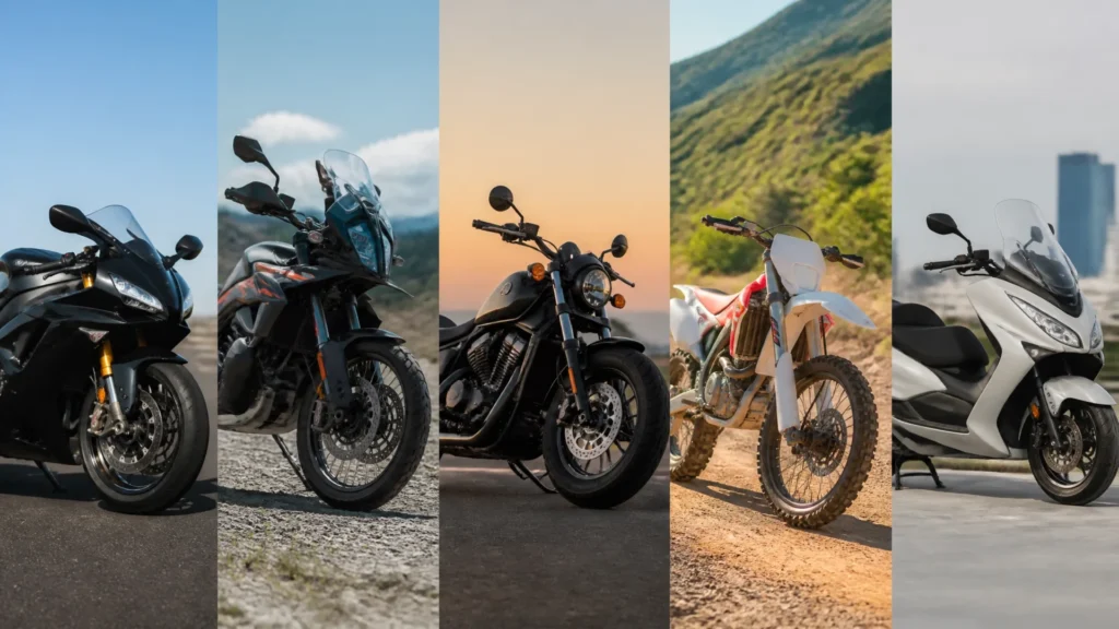 What type of motorcycle is the most popular? Comparison of categories