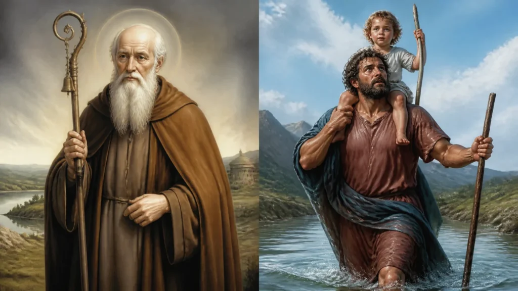 Who is the patron saint of motorcyclists? Saint Columbanus and Saint Christopher