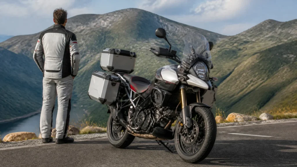 Why do a motorcycle and its