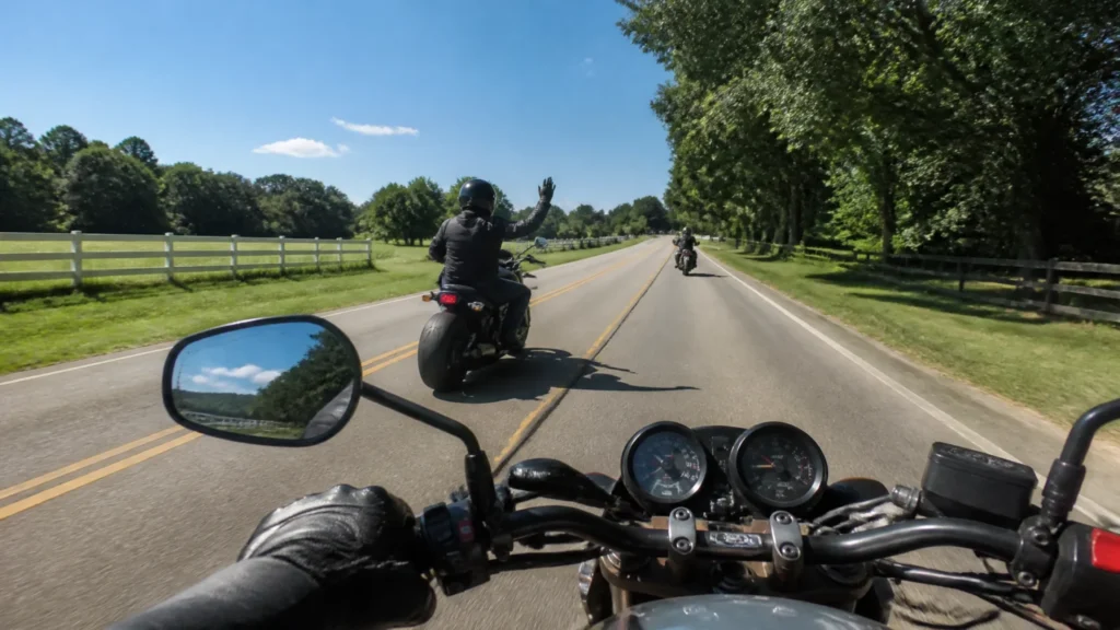 Why don't motorcyclists wave to