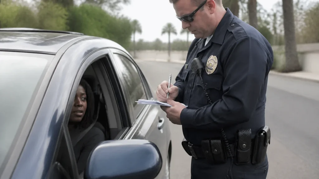 Can the police issue tickets in