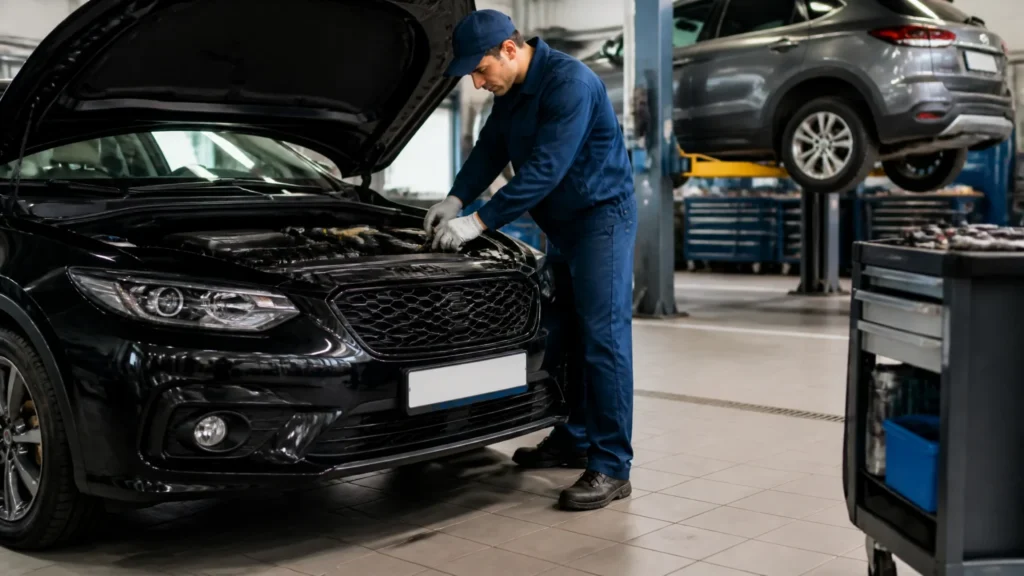 First car service: mileage and deadlines