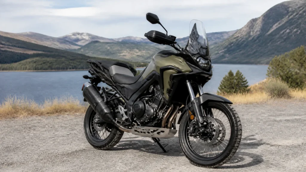 Is a dual-purpose motorcycle road