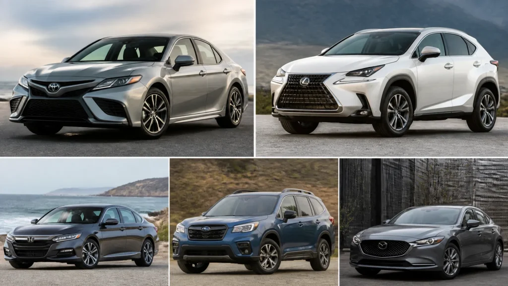 The 5 most reliable car brands