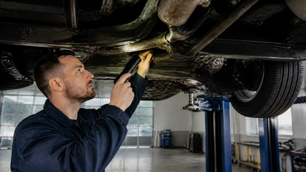 What defects fail the vehicle inspection