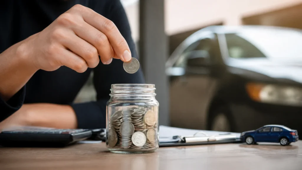 What is the average monthly cost of maintaining a car?
