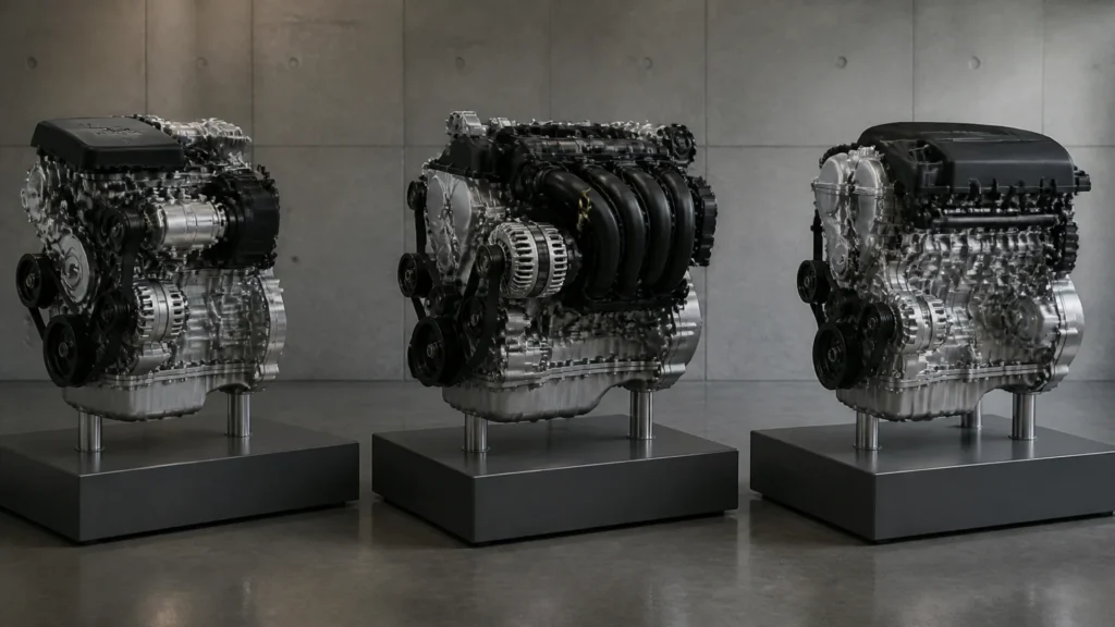 Which engine is the most economical according to the driving profile?